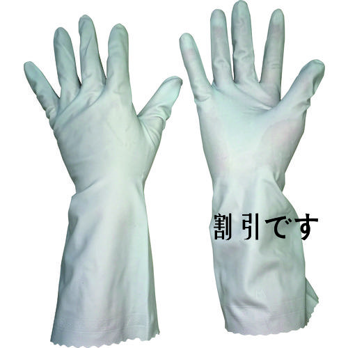 川西　塩化ビニール手袋　作業最適手袋　薄手　２０双入り　Ｌサイズ　