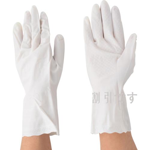 川西　やわらかい手袋ビニール薄手　ホワイト　　Ｌサイズ　（２０双入）　